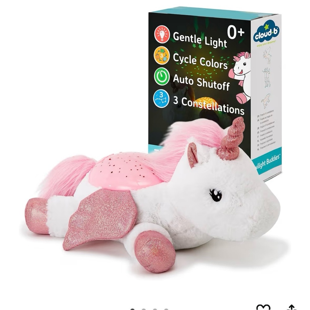 Cloud B Nightlight Unicorn with Wings, illumination Projection Nightlight